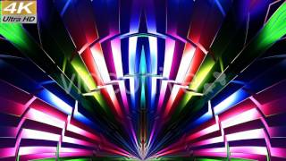 Colorful 3d Vj Stage Loop Animation 4k Ultra HD Visual Background Peacock