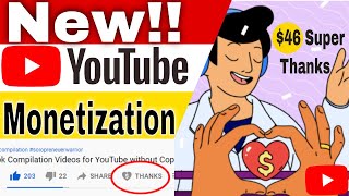 Make more Money on YouTube with Super Thanks [How to Enable super thanks]