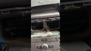 2011 Mercedes C class radio removing