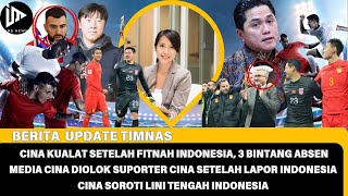 *BAK KENA KARMA* 3 PEMAIN CINA ABSEN DAN MEDIA CINA DIOLOK SUPORETER CINA, USAI LAPORKAN INDONESIA