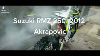 Suzuki RMZ 250  2012 Motocross MX Akrapovic