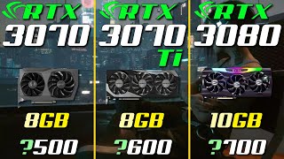 RTX 3070 Ti vs. RTX 3070 vs. RTX 3080 | 1440p Gaming