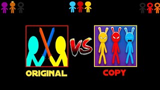 SUPREME DUELIST STICKMAN 🇷🇺 🇧🇷 original vs copy 🇻🇳 #animation #shorts #funnyvideo @alanbecker