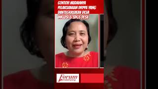 CONTOH MUDAH PELAKSANAAN DRPPA YANG DIINTEGRASIKAN DESA INKLUSI & SDGs DESA #viral #video #perempuan