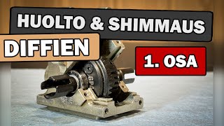 Arrma 6S -diffien huolto ja shimmaus. Osa 1/4: Huoltaminen ja voitelu