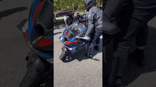 Nearly Dropped M1000RR😥 #youtube #trending #viral #bmw #m1000rr #1m Credit-@Woodyinnewjersey