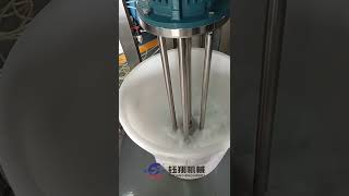 Pneumatic lifting homogenizer produce shampoo detergent liquid soap