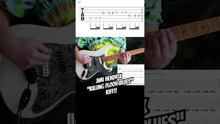 Jimi Hendrix “Killing Floor Blues” guitar riff lesson!