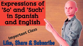 Important Expressions of "SO" & "SUCH" in Spanish and English■♡■Vamos a aprender inglés y español■♡■