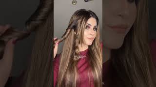 Beach waves Hair Tutorial 🥰| How to curl hair with curler ✨❤️#hairstyle