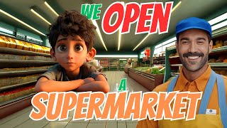 We Quit "YOUTUBE" And We Open A Supermarket | Supermarket Simulator Gameplay - PART 1