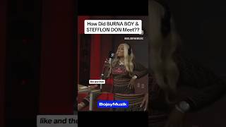 STEFFLON DON TALK HOW TO MEET BURNA BOY