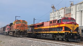 The Epic overtake !! Los trenes se detienen para ceder el paso a este tren!!