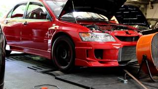 Synergy Auto Lab Evo 8RS 2.3L 6262 Pump Gas 470whp 370wtq 24psi.Tuned by GSD