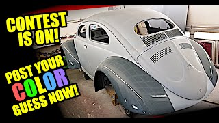 Paint Color Contest Is Still On - ROTTEN OLD CHOP TOP 1956 VW BEETLE