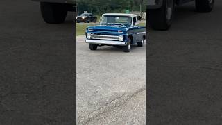 Charlie Drives this 66 Chevy C/10 Everywhere! Who can blame him, it’s Awesome! #chevypickup #chevy