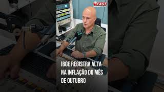 IBGE registra alta na inflação no mês de Outubro