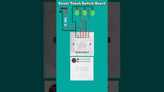 Animation of Smart Touch Switch Connection Diagram #funoftechnologies #smarttouchswitch