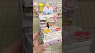 DIY Crafts Mini Cafeteria/DIY Clay Crafts /DIY Miniature Crafts/DIY Handmade