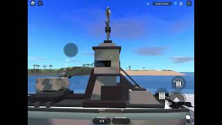 Triple Battle Cruiser guns firing