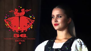 Folklórne slávnosti pod Poľanou v Detve 7. júl 2023 - DETVAN DETVE, Detva 2023