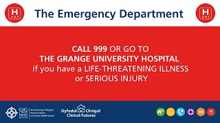 The Services Available for Life-Threatening Emergencies at The Grange University Hospital