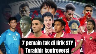 Deretan pemain tak di lirik STY#football #sepakbola #timnasindonesia