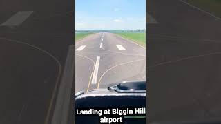 Biggin Hill airport , U.K. helicopter landing