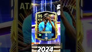 Osimhen Card 2024 vs 2024 #fcmobile #shorts