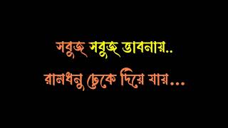 SABUJ SABUJ BHABANAY INDRANIL SEN ORIGINAL KARAOKE HQ WITH LYRICS DEMO