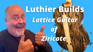 Luthier Builds | Ziricote Lattice Guitar | Schramm Guitars