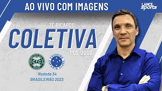 COLETIVA ZÉ RICARDO | CORITIBA 1x0 CRUZEIRO | RODADA 34 | BRASILEIRÃO 2023