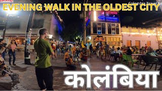 Hindi Vlogs - Evening Walk - Oldest city in Colombia Santa Marta #indianinengland  #indianlifeinUK