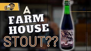 Trying A Bizarre Farmhouse Stout From Belgium!! (Arcana Farmhouse Stout Review!)