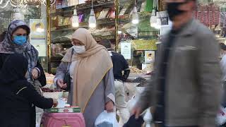 Iran video footage | Iranian people - bazaar - Tehran market