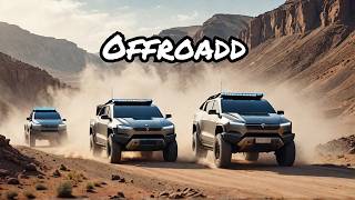 Offroad Telsa CyberTruck Driving