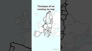 Timelapse of me creating my map #mapping #geography #geography #robotygeography