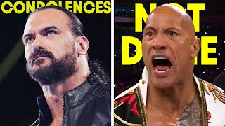 Sad News Drew McIntyre…The Rock Shock WWE Return…Nikki Bella Shock News…Wrestling News