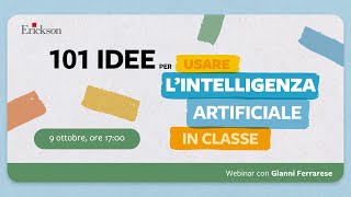 101 idee per usare l'intelligenza artificiale in classe