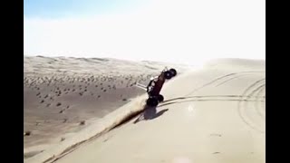 Super Sand Car Wheelie up Patton Hill