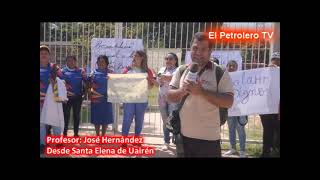 EDUCADORES DE GRAN SABANA PROTESTAN POR UN SALARIO DIGNO EL PETROLERO TV