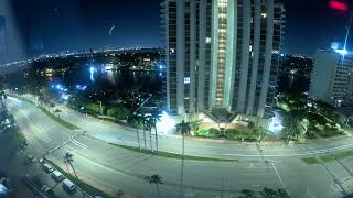 Evening on Mid Miami Beach - time lapse