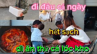 🌈250🌾Dì chồng lần đầu ăn món cá lóc kho bất ngờ luôn, chồng đi cả ngày ko về ăn cơm trưa luôn