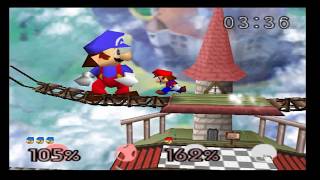 SSMB 64   RA64 0.60 Mario, Normal, 3 Stock,  Unlock Ness.