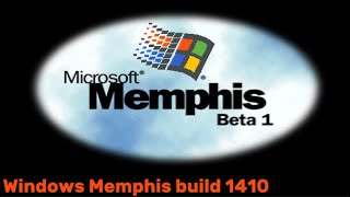 Windows Memphis pre-beta 1 build 1410