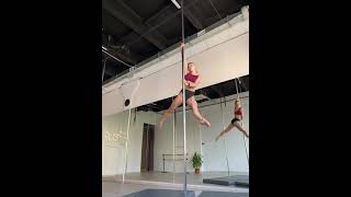 Pole dance spin combo intermediate to advanced | Tora-I - Serial