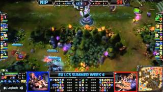 Ninjas in Pyjamas vs SK Gaming - EU LCS Season 3 Summer Split [Week 4 - Day 1]