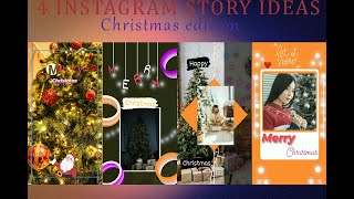 Instagram christmas story ideas| Using IG App | Christmas story ideas for instagram||