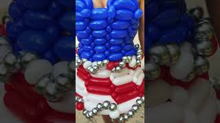 Red, White, and Blue Balloon Dress