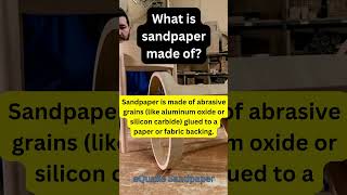 What is sandpaper made of. eQualle Sandpaper